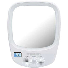 Load image into Gallery viewer, QFX R-70S Fogless Light-up Mirror and Bluetooth Splashproof Speaker with AM/FM Radio