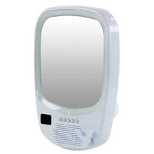 Load image into Gallery viewer, QFX R-70S Fogless Light-up Mirror and Bluetooth Splashproof Speaker with AM/FM Radio