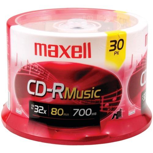 Maxell 700 MB 80-minute Music Cd-rs (30-ct Spindle) (pack of 1 Ea)