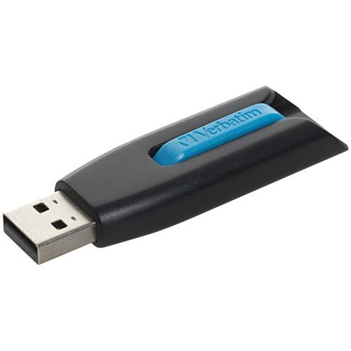 Verbatim 16gb Superspeed Usb 3.0 Store 'n' Go V3 Usb Drive (caribbean Blue) (pack of 1 Ea)