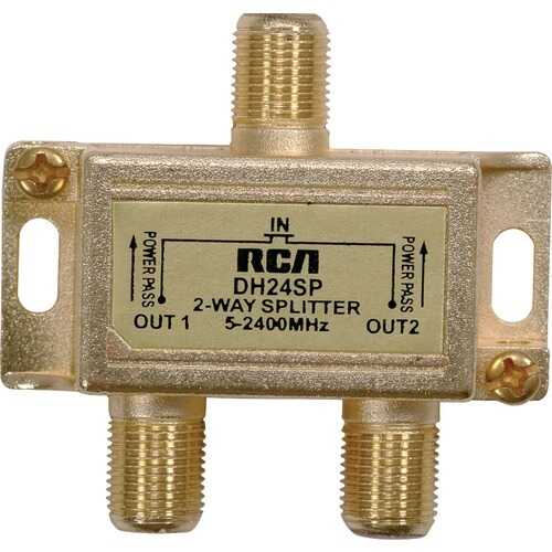 Rca 3ghz Digital Plus 2-way Splitter (pack of 1 Ea)