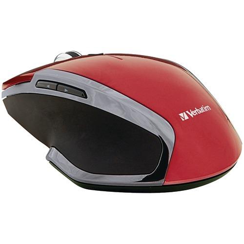 Verbatim Wireless Notebook 6-button Deluxe Blue Led Mouse (red) (pack of 1 Each)