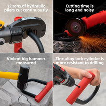 Cargar imagen en el visor de la galería, ROCKBROS  Bicycle U Lock MTB Road Bike Wheel Lock 3 Keys Anti-theft Safety Motorcycle Scooter Cycling Lock Bicycle Accessories