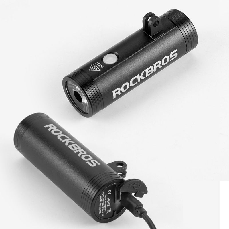 ROCKBROS Bike Light Hoisting Headlights Multifunctional Holder Powerful Flash Light USB Charing Led Bicycle Front Light 4000mAh