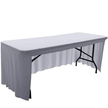 Load image into Gallery viewer, Rectangular Tablecloths Skirt Spandex Stretch Table Top For Wedding Hotel Home Event Party Decoration HAORUI 1 piece