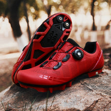 Cargar imagen en el visor de la galería, Road cycling shoes Sneaker white Professional Mountain Bike Breathable Bicycle Racing Self-Locking Shoes