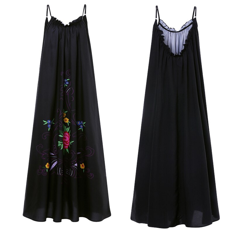 S 5XL Celmia Sexy Straps Bohemian Dress Women Backless Casual Loose Flower Print Long Dress 2019 Summer Beach Party Maxi Vestido