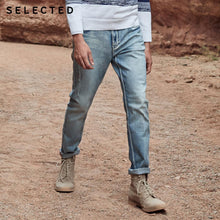 Charger l'image dans la galerie, SELECTED Men's Cotton-blend Denim Pants Lycra Slight Stretch Fading Jeans C|419132504