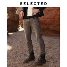 Charger l'image dans la galerie, SELECTED Men's Slim Fit Stretch Cotton Grey Denim Jeans LAB|419432513