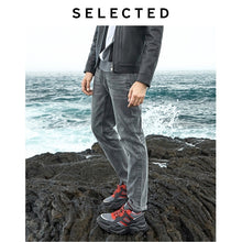 Charger l'image dans la galerie, SELECTED Men's Slim Fit Stretch Cotton Grey Denim Jeans LAB|419432513