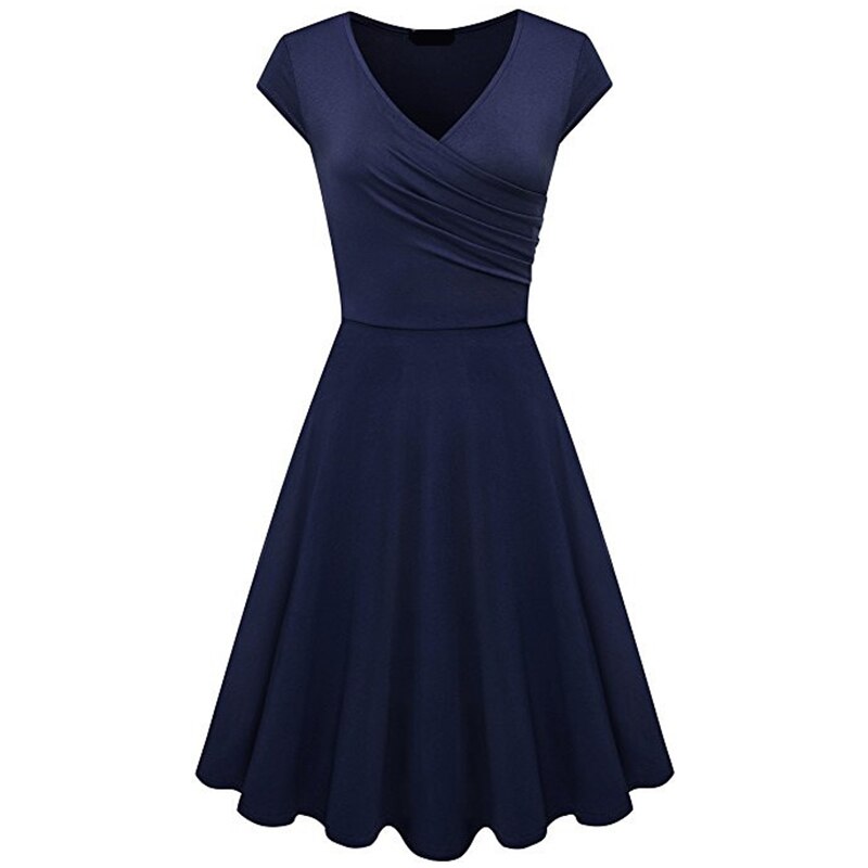 SINGRAIN Summer Women's Dress 2019 V-neck Bodycon Casual dress elastic cotton Sundress Beach Holiday Plus Size Party Dress