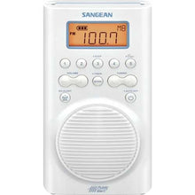 將圖片載入圖庫檢視器 Sangean H205 AM/FM/Weather Alert Waterproof Shower Radio (White)
