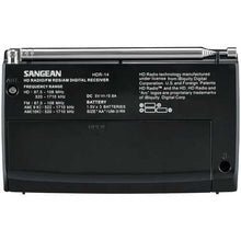 將圖片載入圖庫檢視器 Sangean HDR-14 HD Radio/FM Stereo/AM Portable Radio