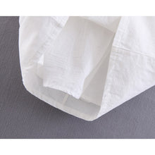 Load image into Gallery viewer, SheMujerSky Summer Vintage Mini Dress Women Lace Up V neck Dress 2019 vestido blanco verano Women's Blouse