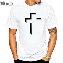 Load image into Gallery viewer, Unisex 3D Cross T-shirt Short Sleeve Men Women Clothing Summer 3D CROSS CHRISTIANITY JESUS FAITH LOVE LIFE GOD Mens White Extended Long T-Shirt Tee Shirt