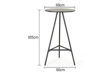 Load image into Gallery viewer, Simple Bar Table And Chair Combination Wrought Iron Home High Foot Small Round Table Balcony Outdoor Leisure Bar Coffee Table