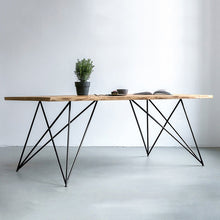 Load image into Gallery viewer, Simple Modern Home Solid Wood Dining Table Rectangular Golden Table Dining Restaurant Cafe Restaurant Dining Table