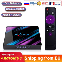 將圖片載入圖庫檢視器 Smart TV BOX Android box 9.0 h96 Max rk3318 4K Dual Wifi BT Media player Play Store Fast Android tm TV Set Top Box h96max vs iptv
