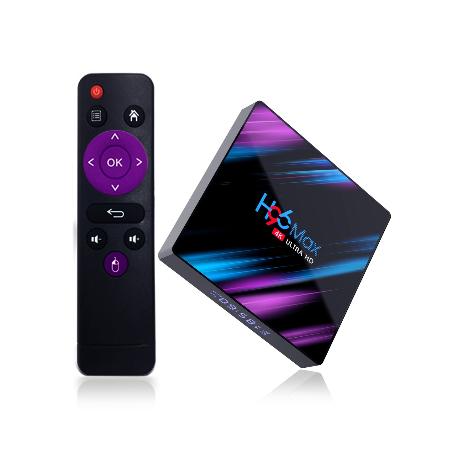 Smart TV BOX Android box 9.0 h96 Max rk3318 4K Dual Wifi BT Media player Play Store Fast Android tm TV Set Top Box h96max vs iptv