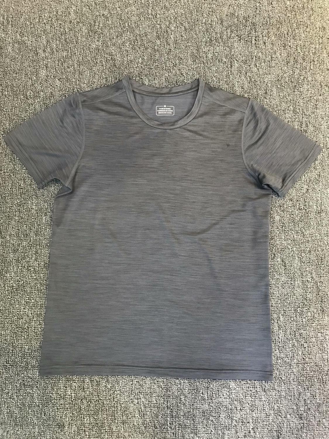 Spandex Sports Gym T Shirt Men Short Sleeve Dry Fit T-Shirt Compression stretch Top Workout Fitness Training Running Shirt S-6XL