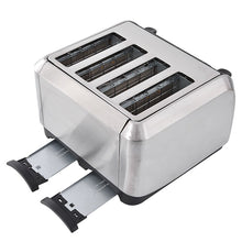 将图片加载到图库查看器,Stainless Steel Bread Baking Oven Machine Single/Double Bread Side Electric Toaster Automatic Breakfast Toast Sandwich Maker