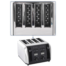 将图片加载到图库查看器,Stainless Steel Bread Baking Oven Machine Single/Double Bread Side Electric Toaster Automatic Breakfast Toast Sandwich Maker