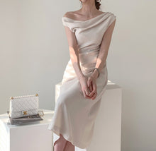 Load image into Gallery viewer, Summer Women Solid Color Elegant Dress Business Party Bodycon Work Office Women Female Dress