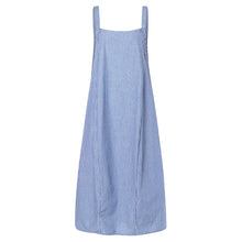 Load image into Gallery viewer, ZANZEA Women Summer Dress Ladies Sleeveless Striped Maxi Dresses Casual Baggy Long Vestidos Female Beach Bohemian Dress Sundress