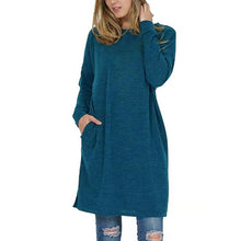 将图片加载到图库查看器,Sweatshirts Ladies Ladies Solid O neck Long Sleeve polyester Pullover Women streetwear Oversized Hoodie Top 2019 sudadera mujer
