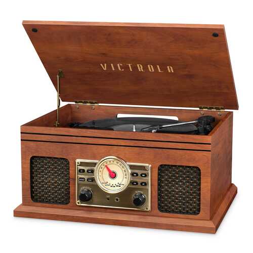 Victrola 4in1 BT Turntable FM Mahogany