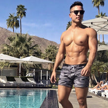 Load image into Gallery viewer, Taddlee Brand Men's Swimwear Swimsuits Man Plus Big Size XXL Spandex Beach Long Board Shorts Boxer High Rise Cut Trunks Men