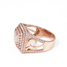 将图片加载到图库查看器,Tianyu Gems Customized 14k Rose Gold Men's Ring Moissanite Diamond Wedding Jewelry Classic xzzzmtnFinger Rings Handmade Fashion Gift Jewellery
