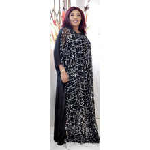 將圖片載入圖庫檢視器 Tilapia gorgerous maxi long party loose Sequin flash fashion dress with elastic inner