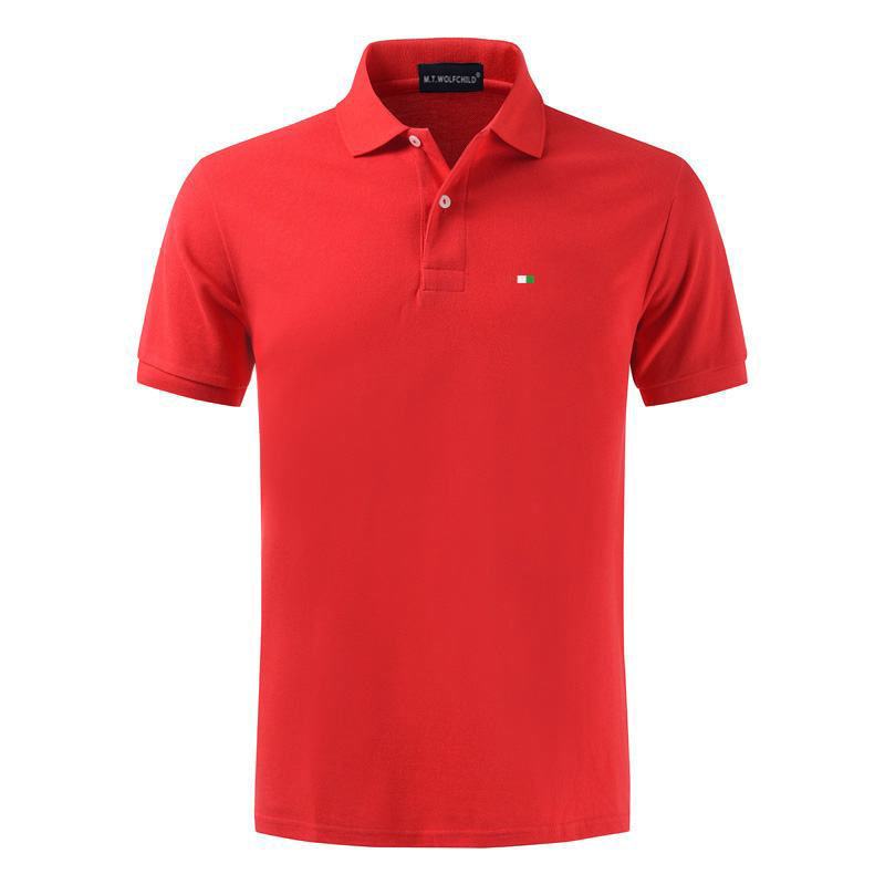 Top Quality 2020 New Solid Color Mens Polos T-shirts 100% Cotton Short Sleeve Casual Polos Hommes Fashion Summer Lapel Male Tops