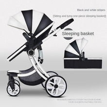 將圖片載入圖庫檢視器 Umaubaby Baby Stroller Can Sit Armchair 2-in-1 High Landscape Two-Way Newborn Shock Absorber Four-Wheel Baby Stroller