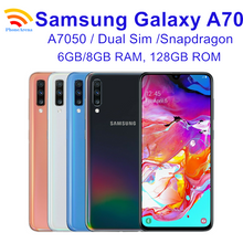 将图片加载到图库查看器,Unlocked Samsung Galaxy A70 A7050【98% New】Dual Sim Mobile Phone 6GB / 8GB RAM 128GB ROM 6.7"Octa Core Snapdragon 675 NFC
