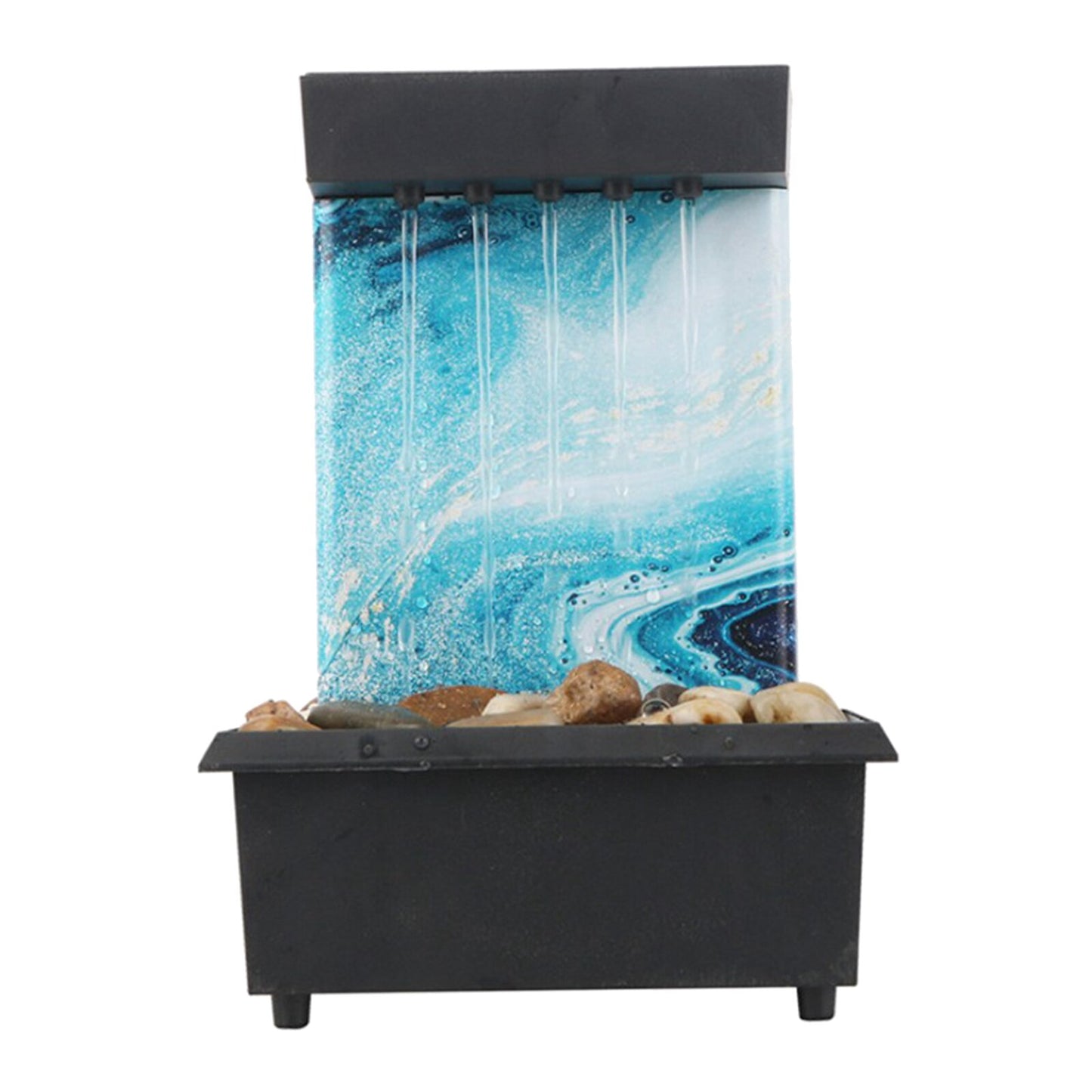 Waterfall Scene Tabletop Feng Shui Meditation Waterfall Fountain