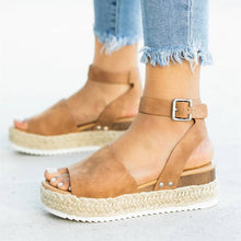將圖片載入圖庫檢視器 Wedges Shoes For Women High Heels Sandals Summer Shoes 2019 Flip Flop Chaussures Femme Platform Sandals Plus Size 35-43