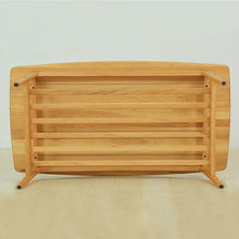 Load image into Gallery viewer, White Oak Coffee Table Simple Modern Dining Table Japanese Double-decker Nordic Tea table Coffee Table