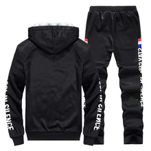 Cargar imagen en el visor de la galería, Winter Casual Men Hoodies Sweater + Pants Tracksuits Warm Plus Thick Fleece Sportswear