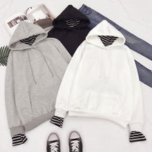 將圖片載入圖庫檢視器 Women's Winter Sweater new casual Korean Style large size Hoodies Sweatshirt Tops Pullovers Harajuku funny high collar cute fashion sweatershirt