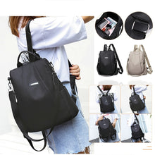 將圖片載入圖庫檢視器 Women  Anti-theft Travel Backpack Portable Waterproof Schoolbag Girls Casual Nylon Lager Capacity Shoulder Bag Ladies Fashion