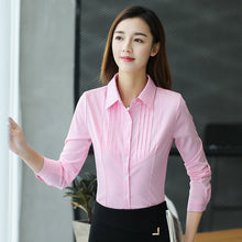 將圖片載入圖庫檢視器 Women's Blouse Tops and Blouses Cotton Ladies Tops Shirts Women 2018 Shirts Pink Blusa Feminina Plus Size XXXL/5XL Shirt