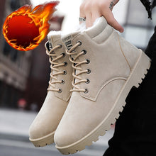 将图片加载到图库查看器,Women Boots Winter Shoes Warm Plush Ankle Boots Fashion Winter Snow Boots Female Lace-up Botas De Mujer Plus Size 43 44