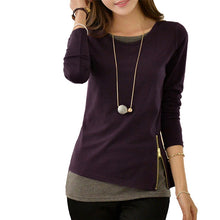 將圖片載入圖庫檢視器 Women's Sweater 2020 Casual Long Sleeve Side Zipper Felpe Donna Kpop Pullovers Zippers Tops Plus Size 5XL