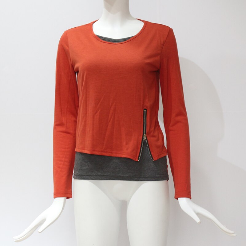 Women's Sweater 2020 Casual Long Sleeve Side Zipper Felpe Donna Kpop Pullovers Zippers Tops Plus Size 5XL
