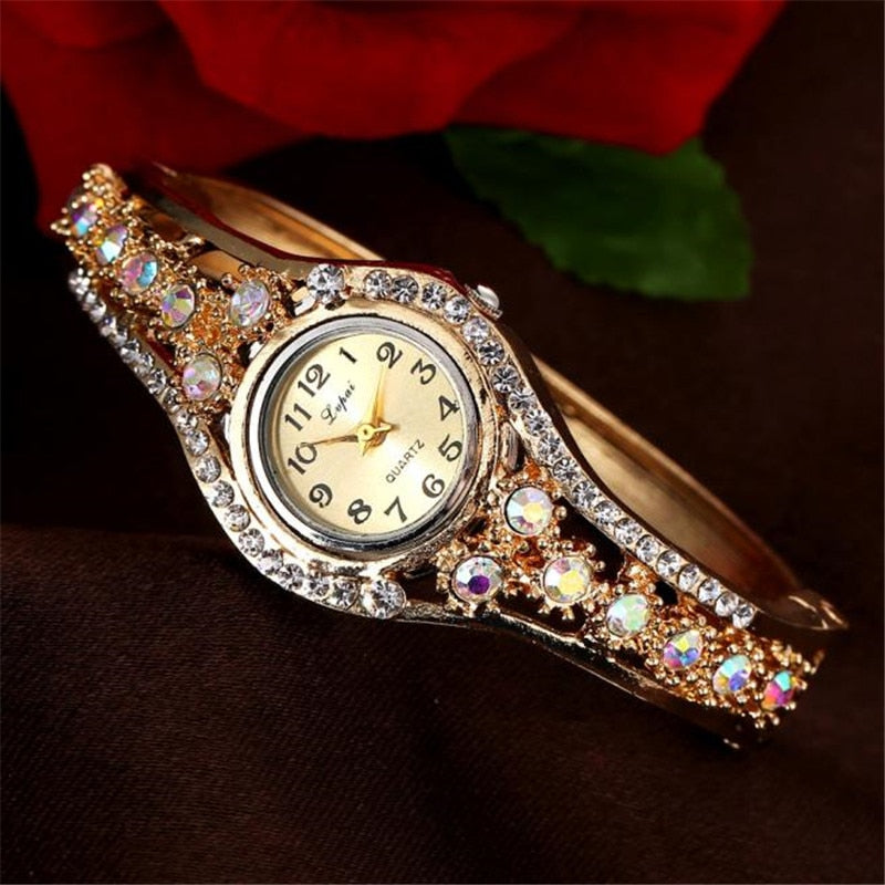 Women Fashion Luxury Women's Watches Women Bracelet Watch Fashion Top Brand quartz watch Relogio Feminino 3L45