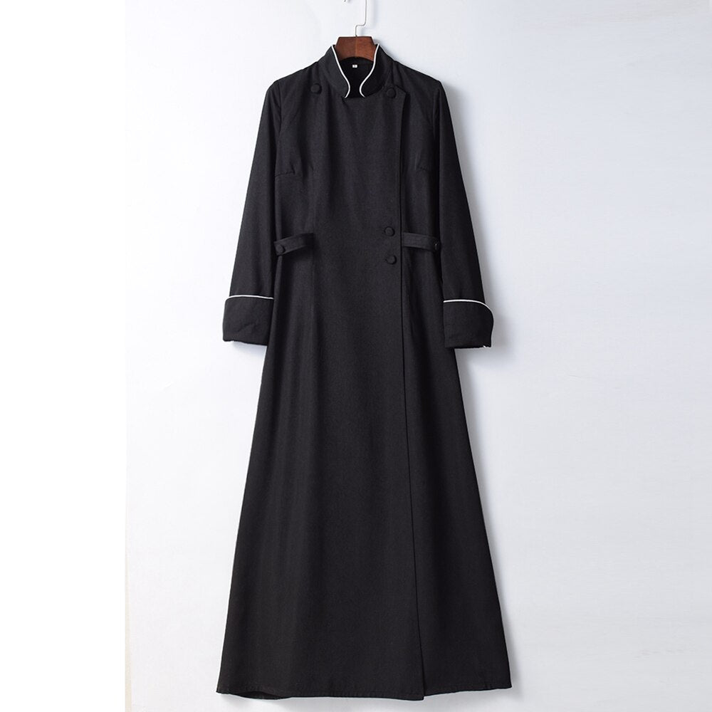 Women's Priest Cassock Choir Minister Robe Clergy Pulpit Liturgical Vestment