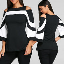 將圖片載入圖庫檢視器 Women's Summer Short Sleeve Blouse Tops Ladies Loose Shirt Casual Tee Top