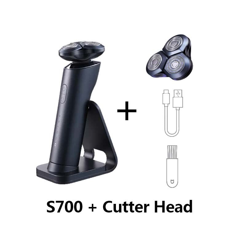 Xiaomi Mijia Electric Shavers S700 Razor Beard Machine For Men Dry Wet Beard With Cutter Head Trimmer Rechargeable razor for men